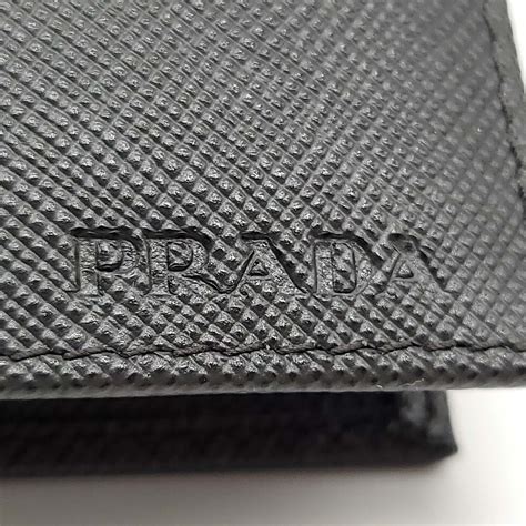 prada bifold wallet saffiano grey antracite|Prada Saffiano Leather Wallet .